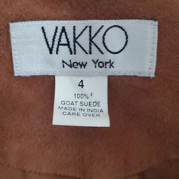 Vakko New York Goat Suede Blazer Jacket - Picture 3 of 9